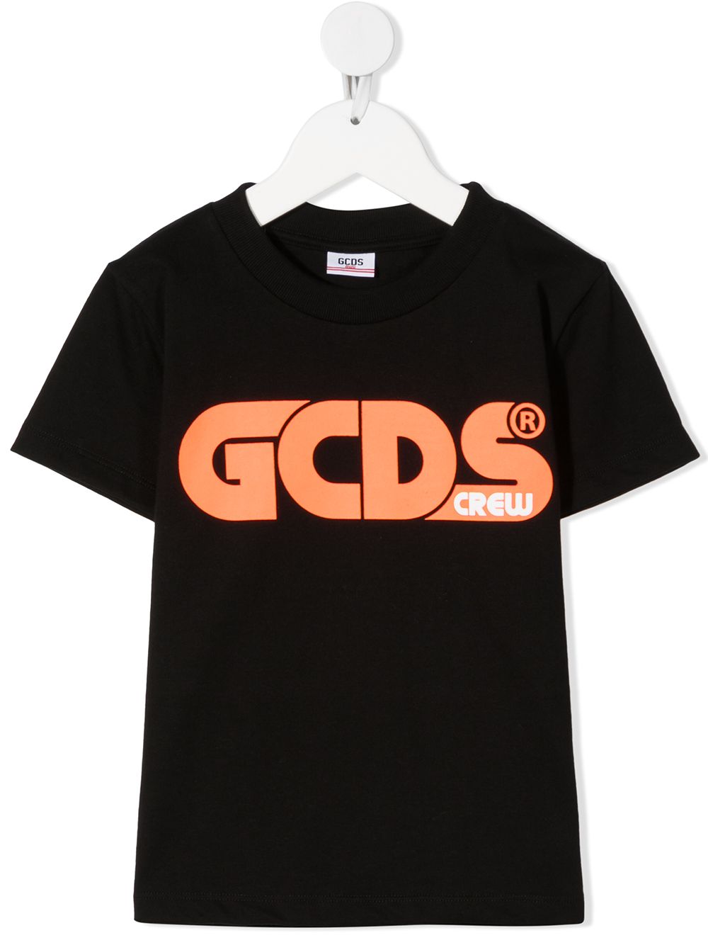 Gcds Kids logo印花T恤 - 黑色
