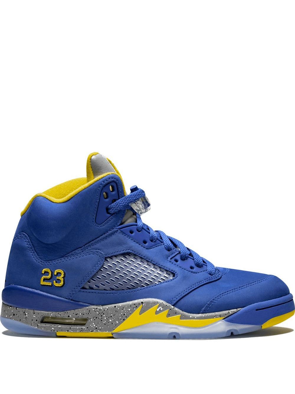 Jordan Air Jordan 5 Retro运动鞋 - 蓝色
