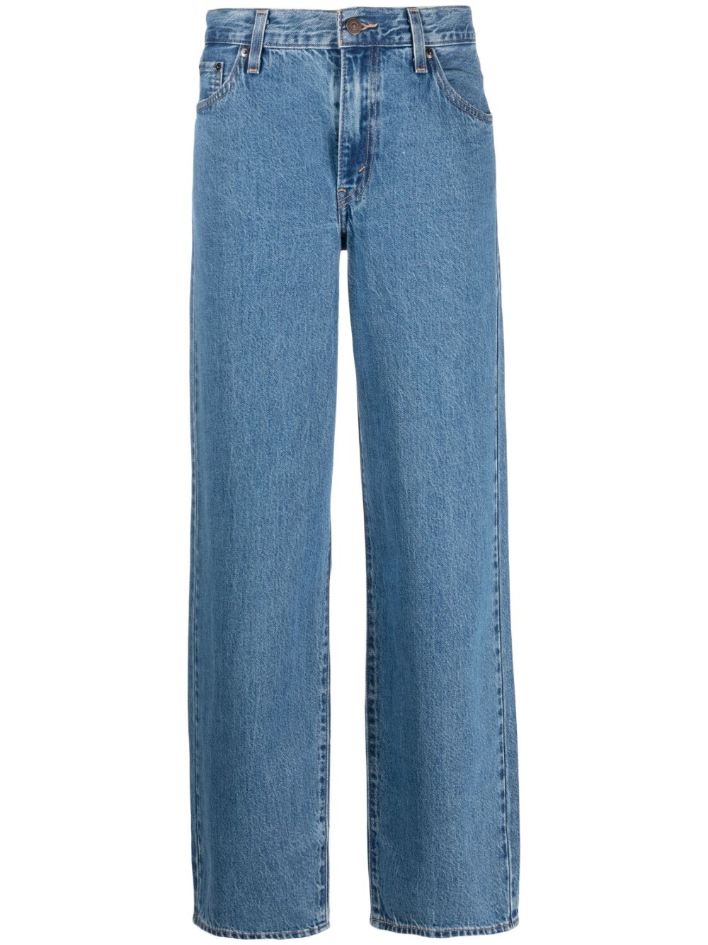 Levi's Baggy Dad 直筒牛仔裤 - 蓝色