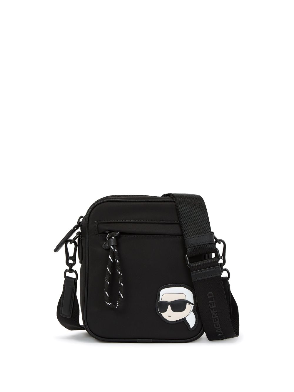Karl Lagerfeld Ikon 斜挎包 - 黑色