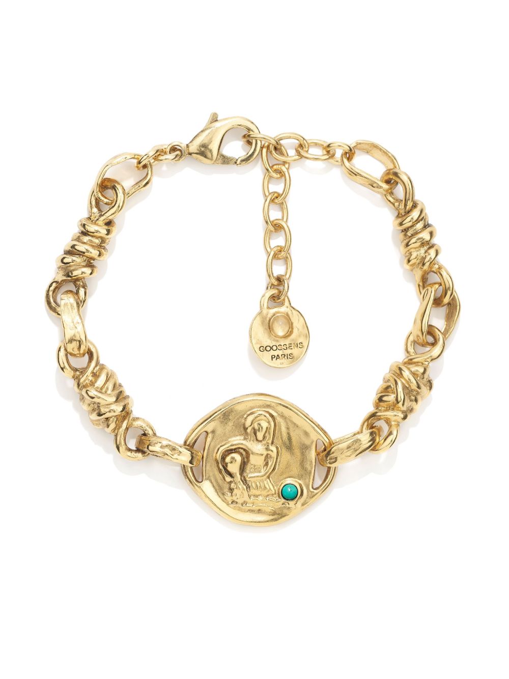 Goossens Talisman Astro Aquarius 硬币手链 - 金色