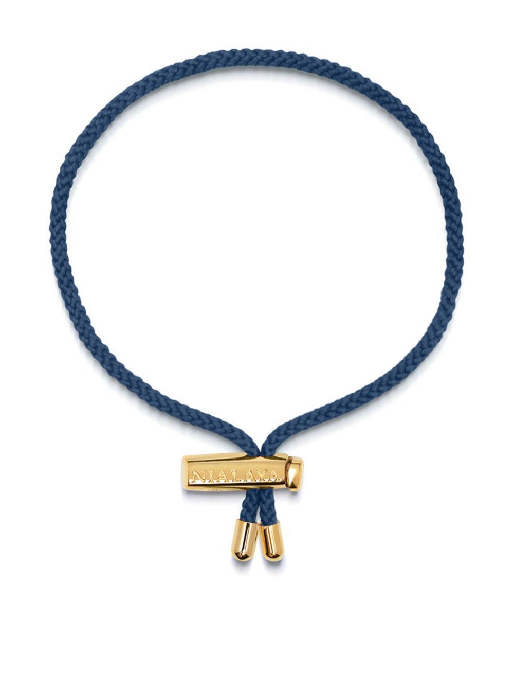 Nialaya Jewelry 可调式绳结手链 - 蓝色