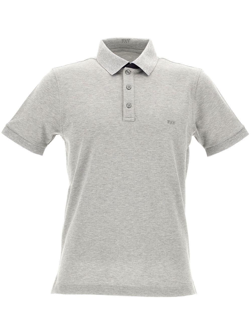 Fay logo刺绣polo衫 - 灰色