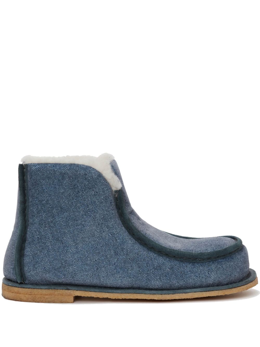 JW Anderson 填充及踝靴 - 蓝色