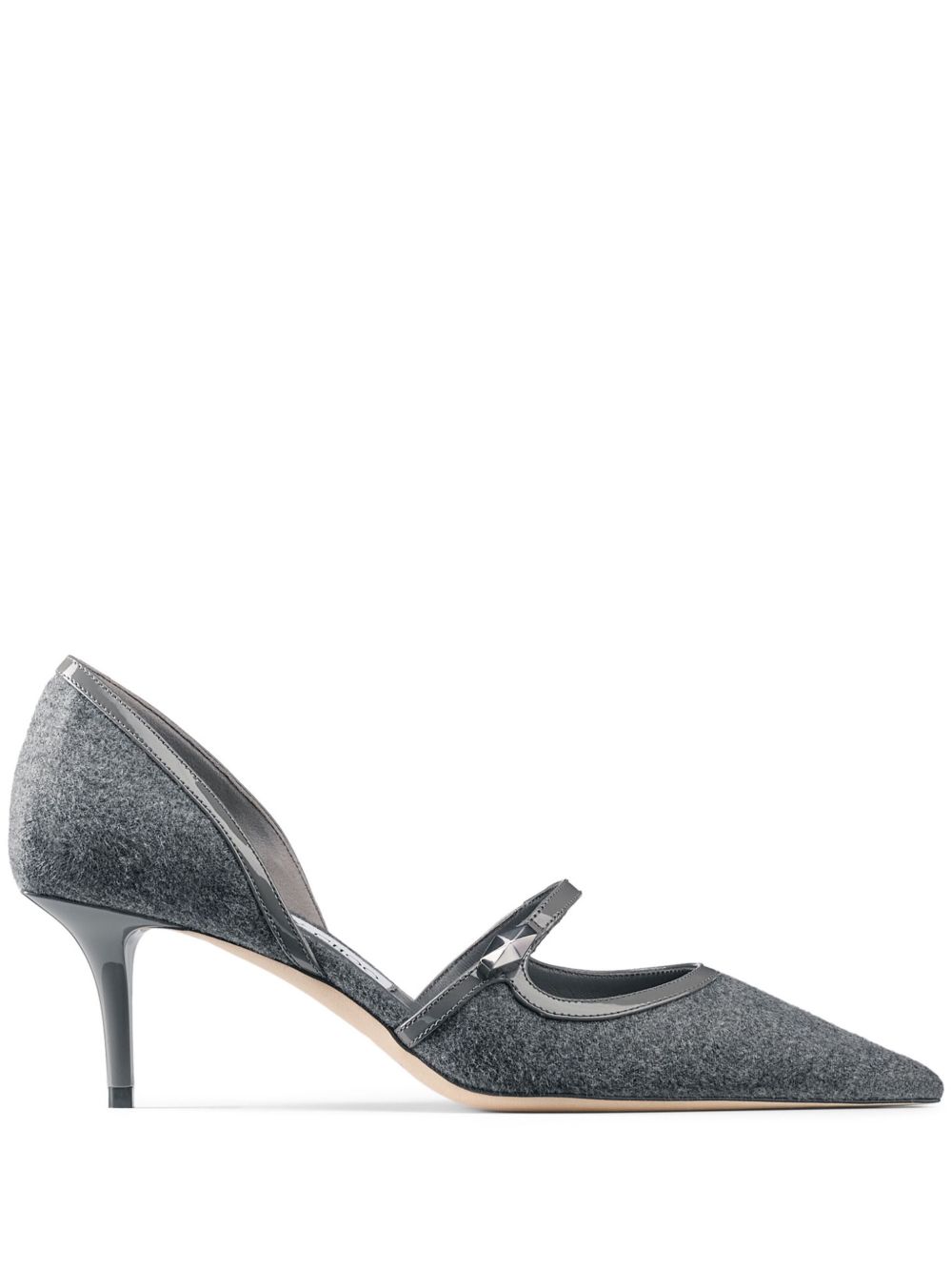 Jimmy Choo Carolyn 中跟鞋（6厘米） - 灰色