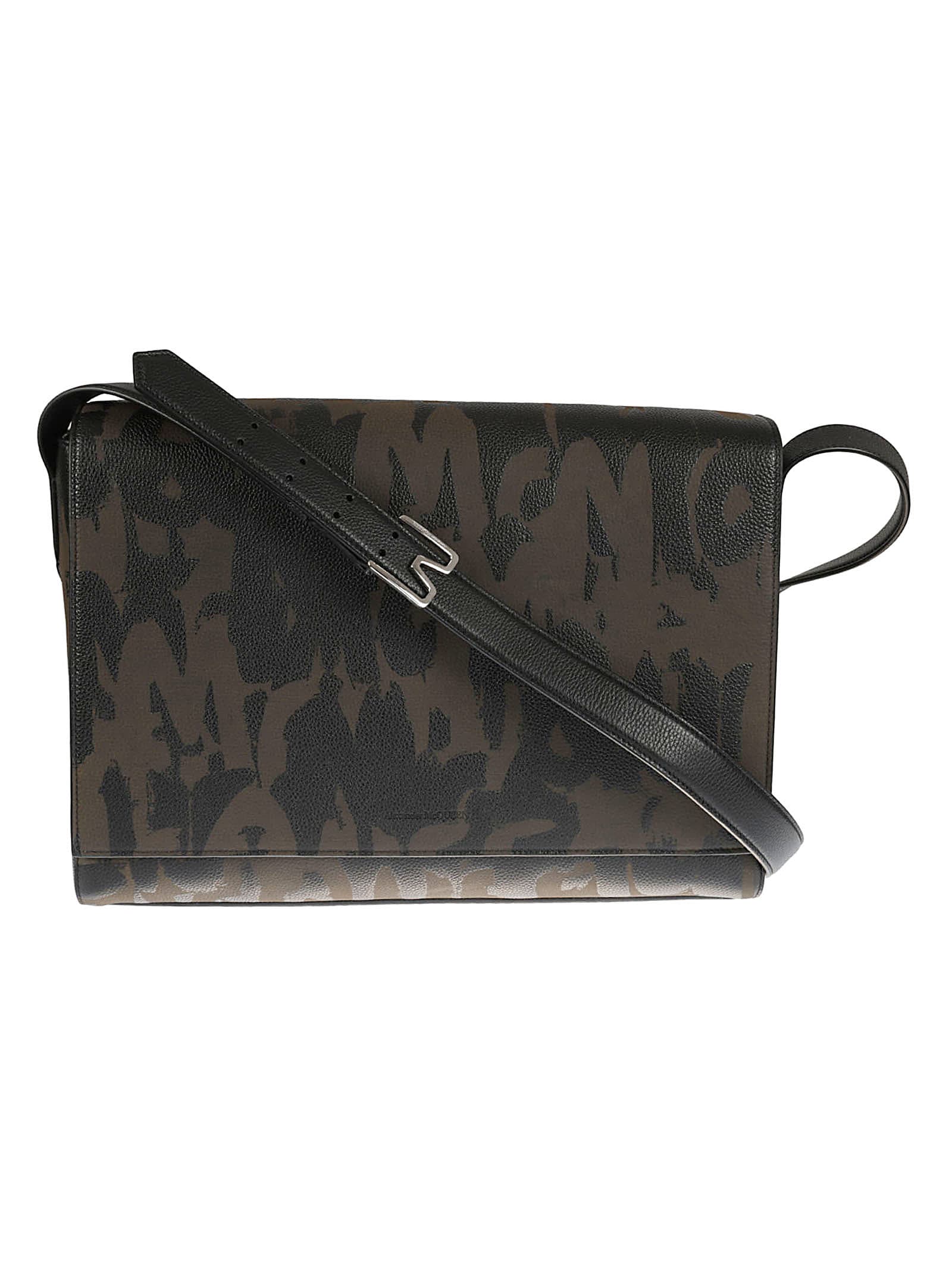 Alexander McQueen Logo All-over Printed Shoulder Bag