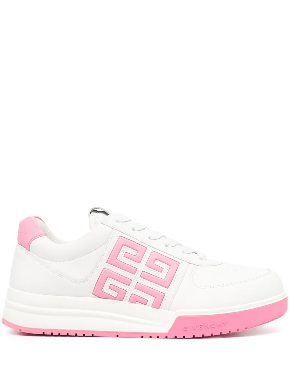 Givenchy 经典logo图案系带运动鞋 - 白色