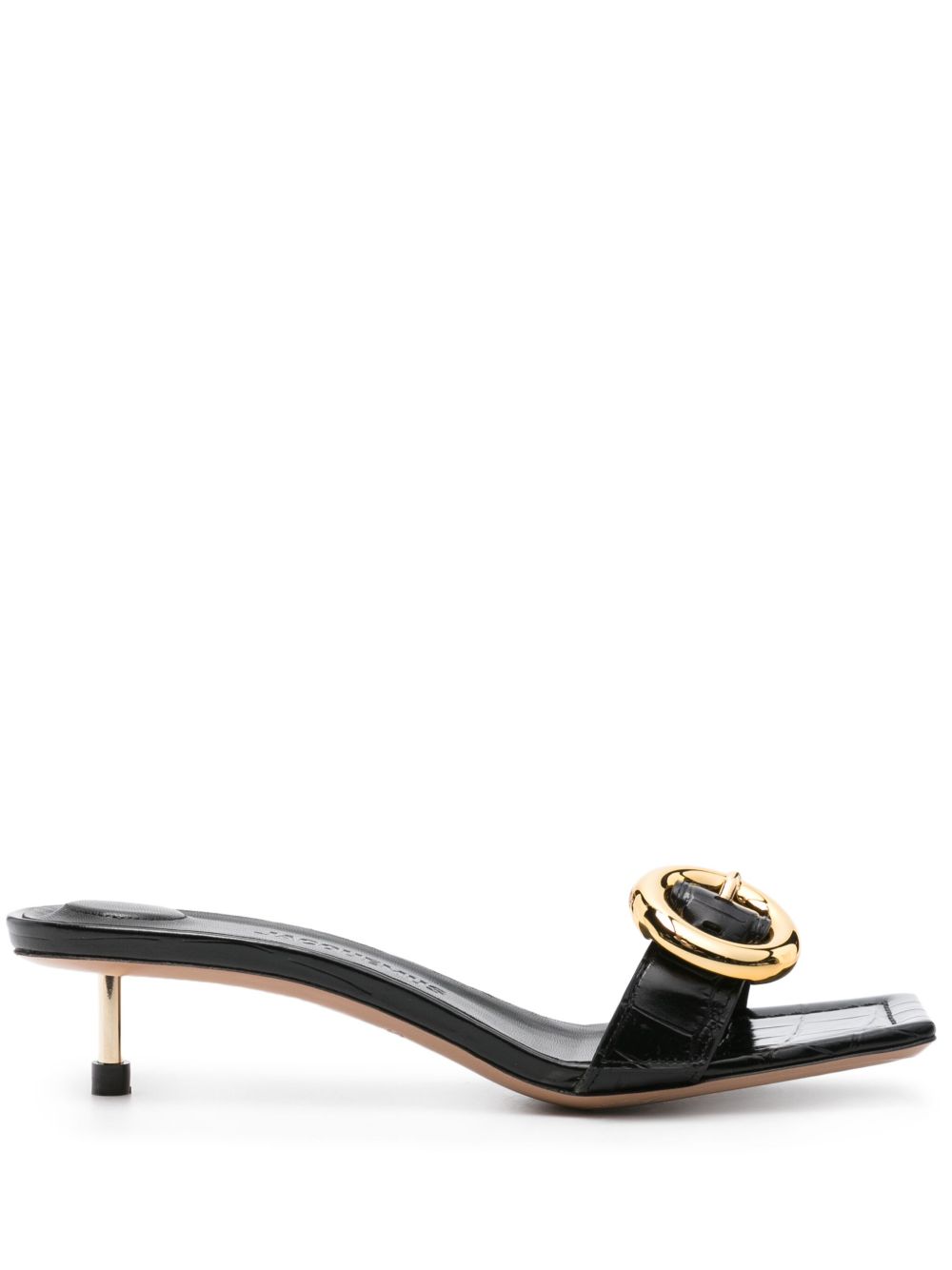 Jacquemus Les Sandales Regalo 中跟穆勒鞋 - 黑色