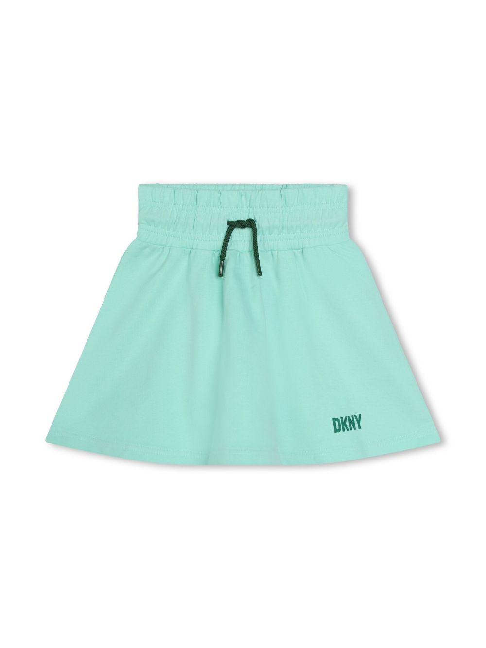 Dkny Kids 松紧腰边棉半身裙 - 绿色
