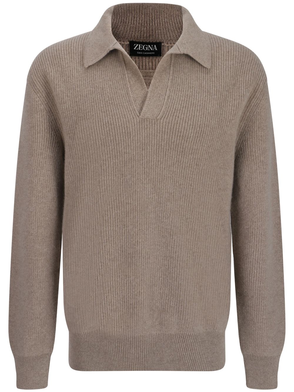 Zegna Oasi 羊绒polo衫 - 中性色
