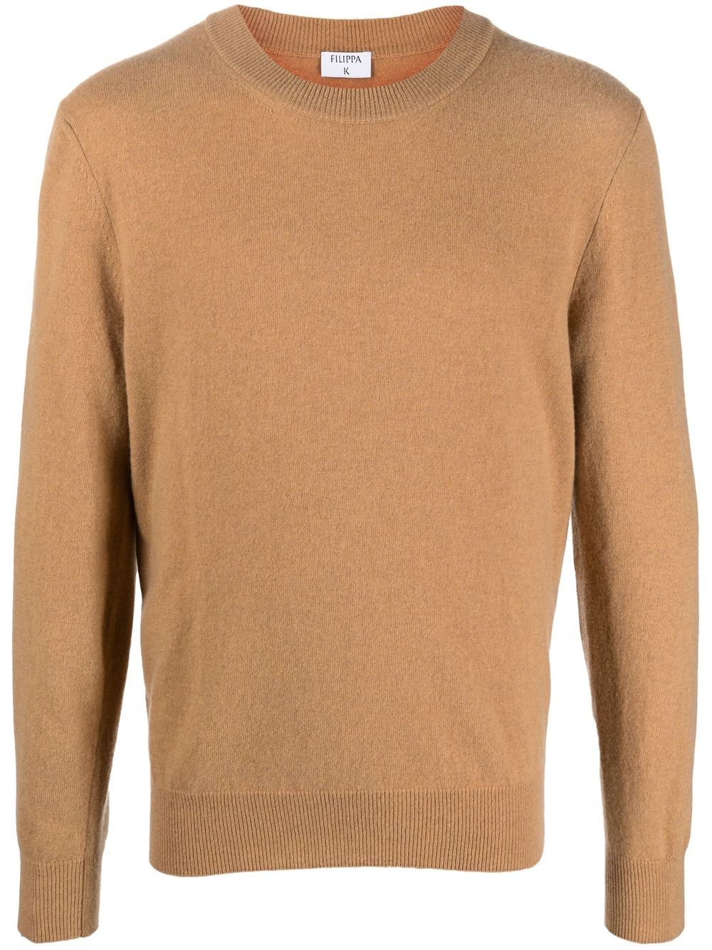 Filippa K 罗纹针织圆领毛衣 - 褐色