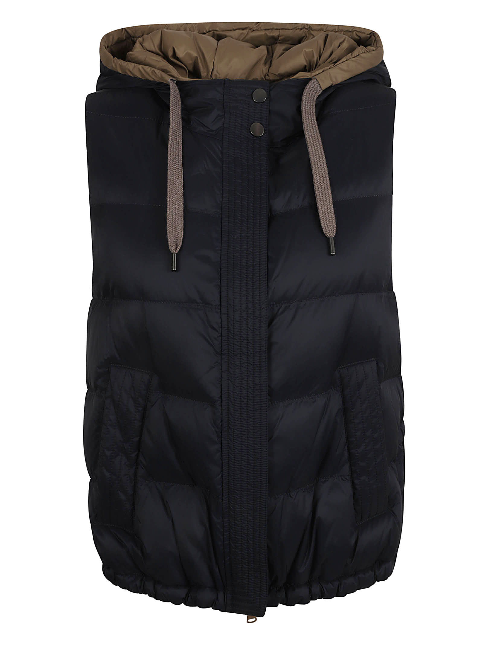 Brunello Cucinelli 无袖填充羽绒外套