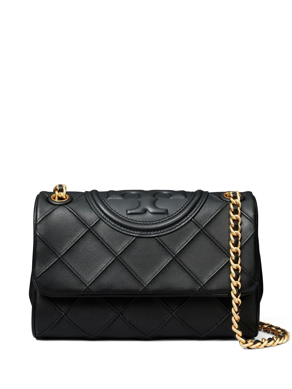 Tory Burch Fleming Soft Convertible 单肩包 - 黑色