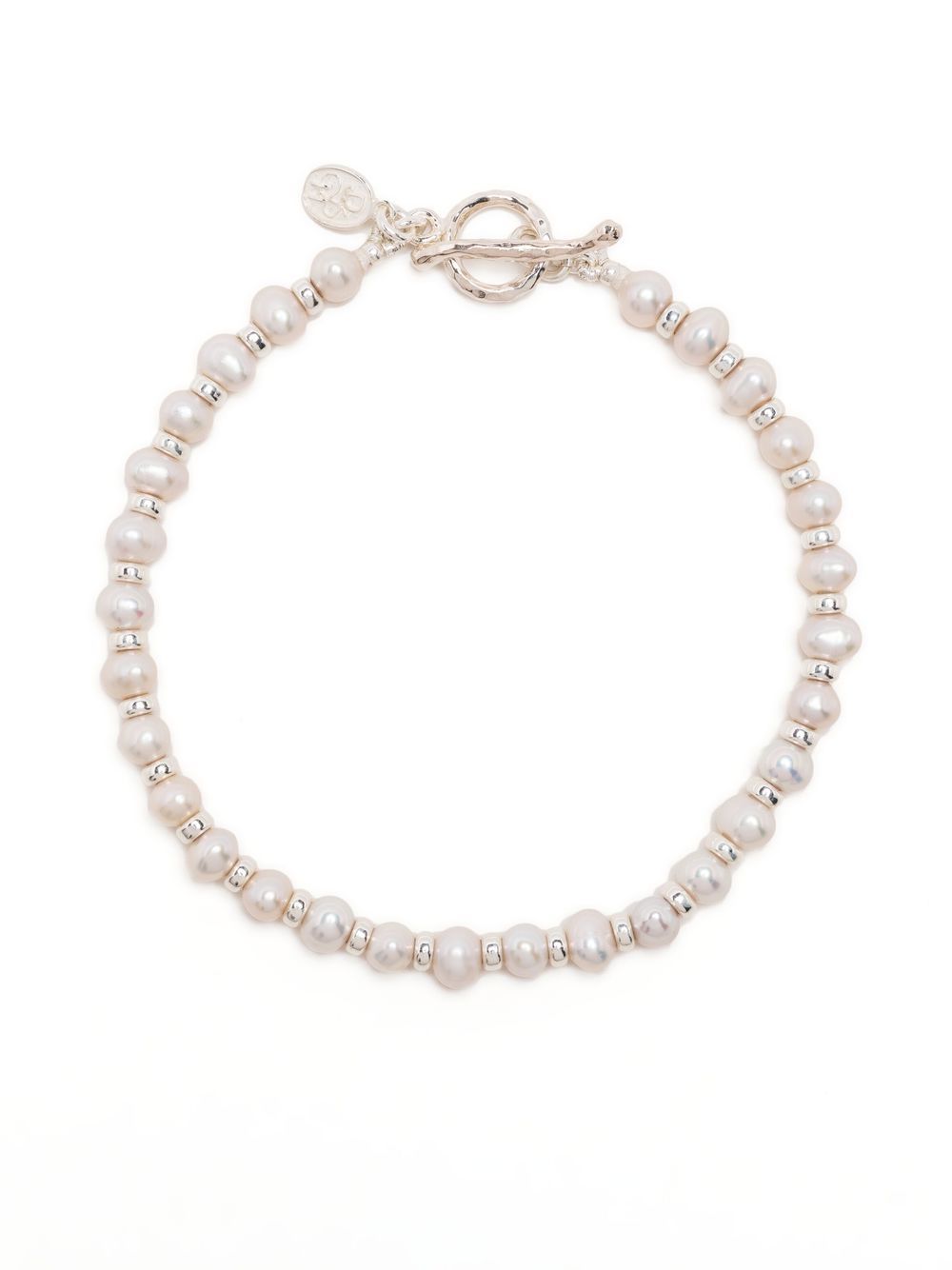 DOWER AND HALL Timeless Pearl Halo 手链 - 白色