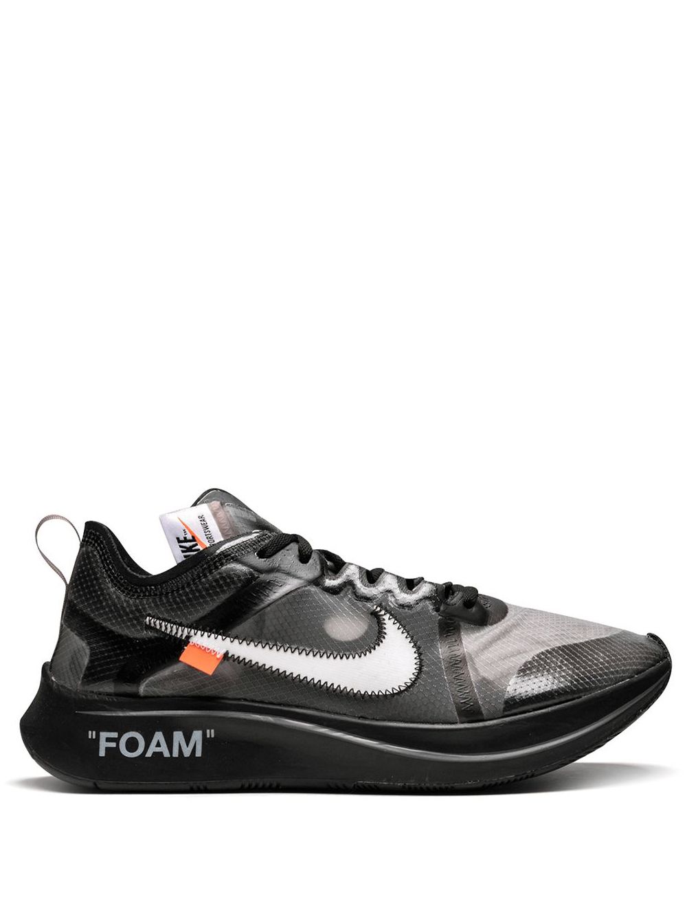 Nike X Off-White Nike x Off White The 10: Nike Zoom Fly运动鞋 - 黑色