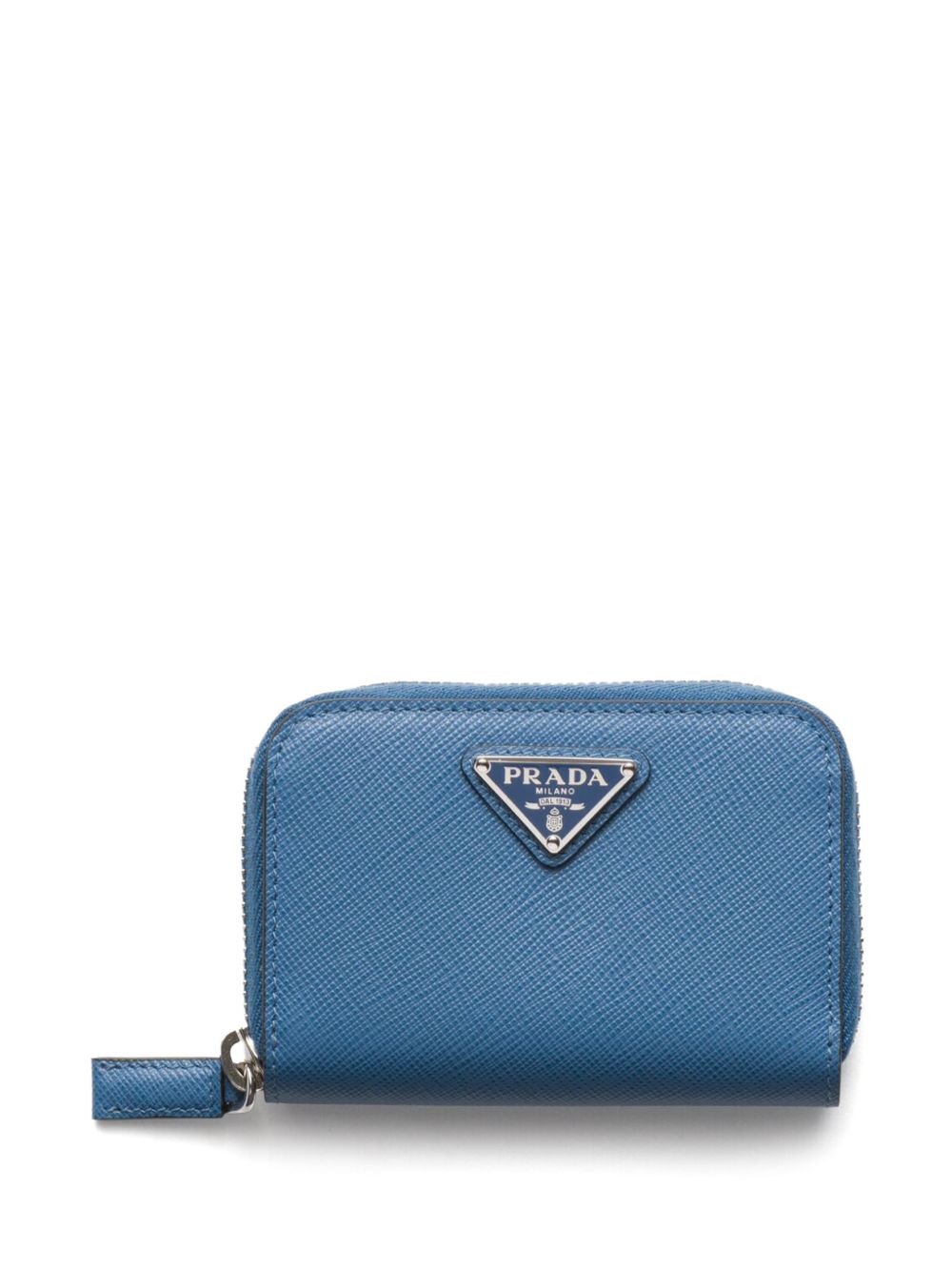 Prada Saffiano 皮质钱包 - 蓝色