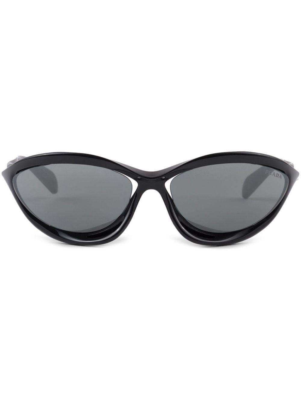 Prada Eyewear Runway 太阳眼镜 - 黑色