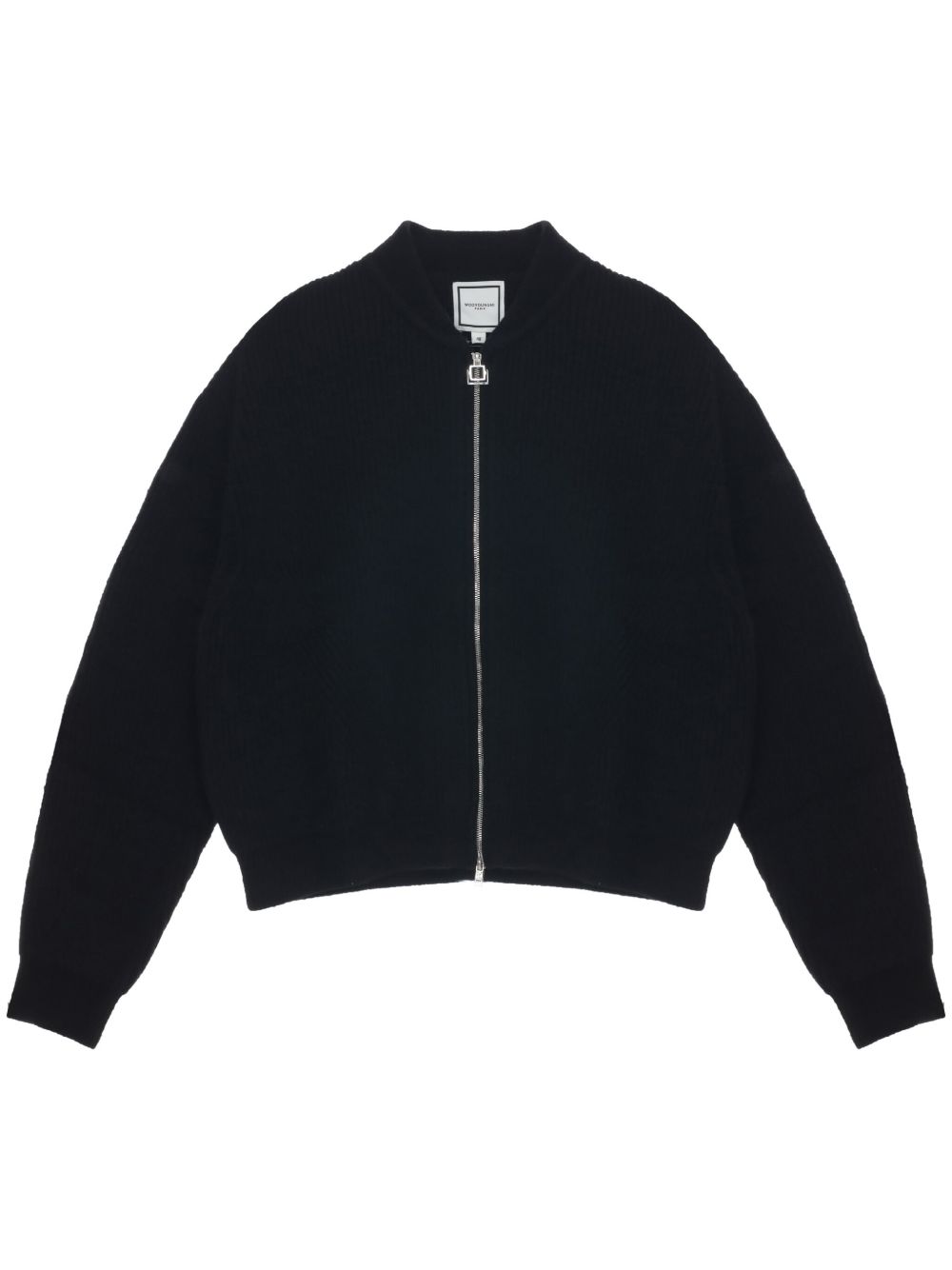 Wooyoungmi Baseball Knitted 开衫 - 黑色