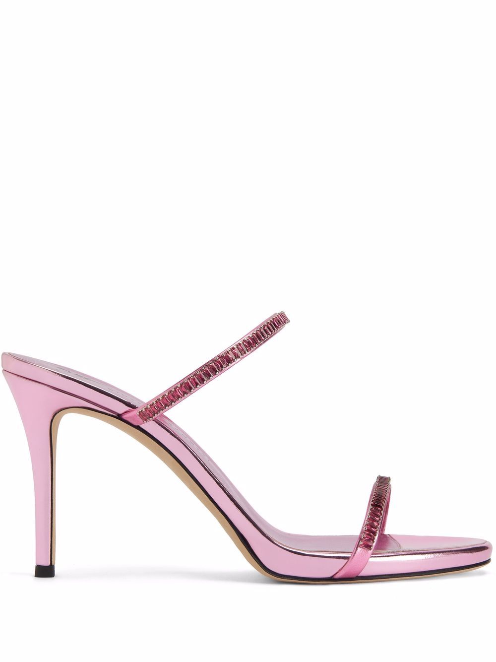 Giuseppe Zanotti Iride 晶饰凉鞋 - 粉色