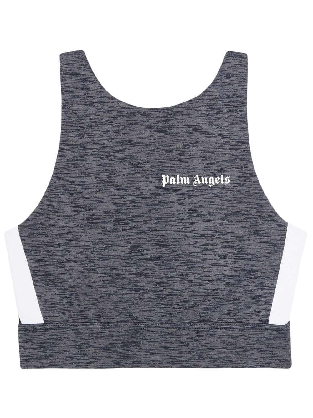 Palm Angels logo印花运动上衣 - 灰色