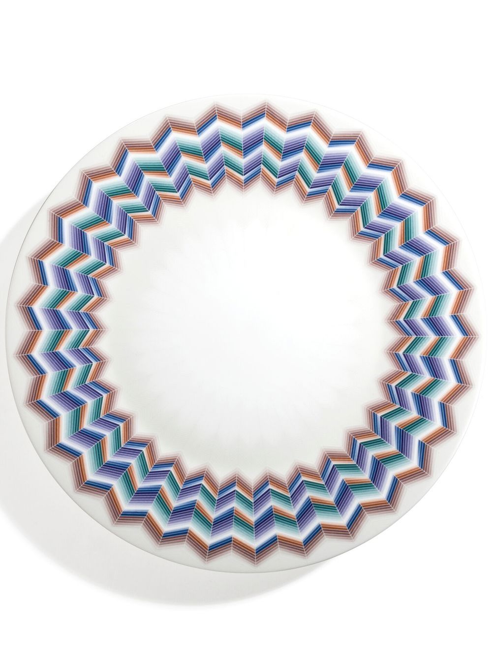 Missoni Home Zig Zag Jarris 餐盘 - 白色