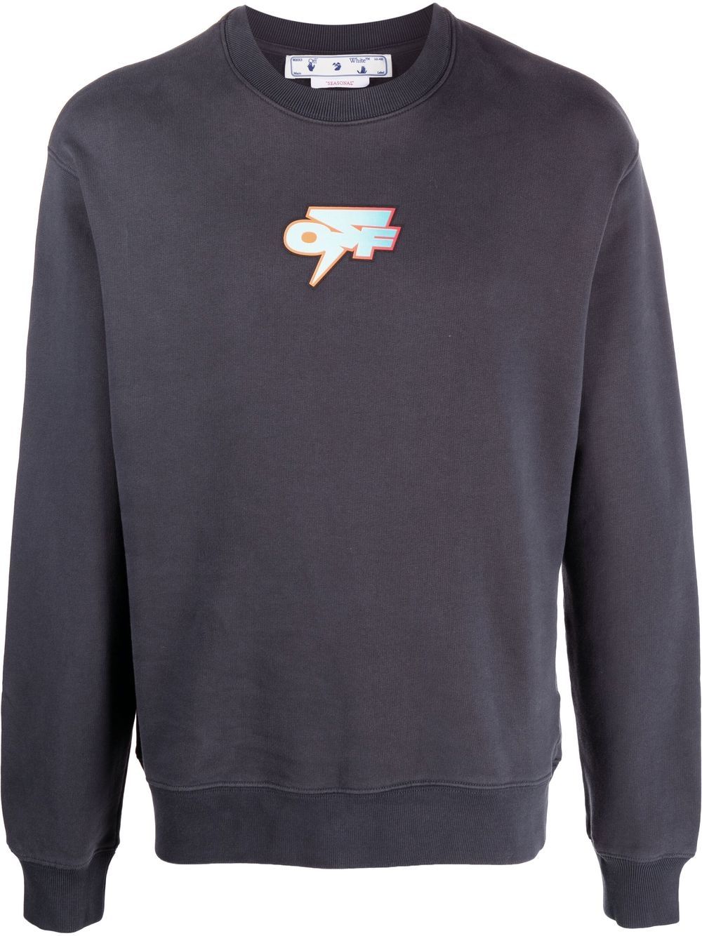 Off-White Thund Skate 印花卫衣 - 灰色