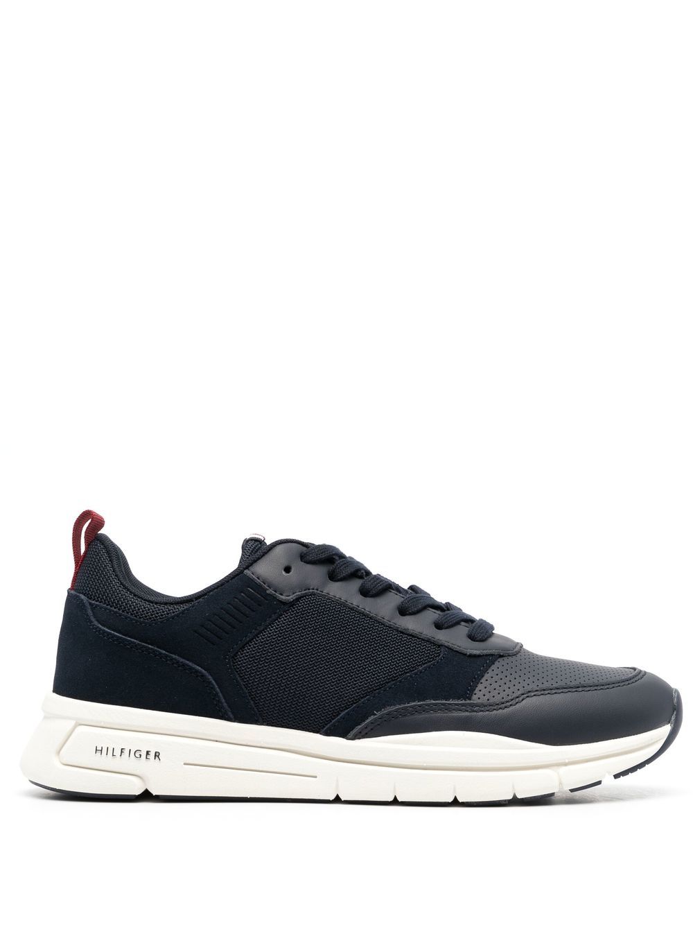 Tommy Hilfiger 低帮皮质运动鞋 - 蓝色