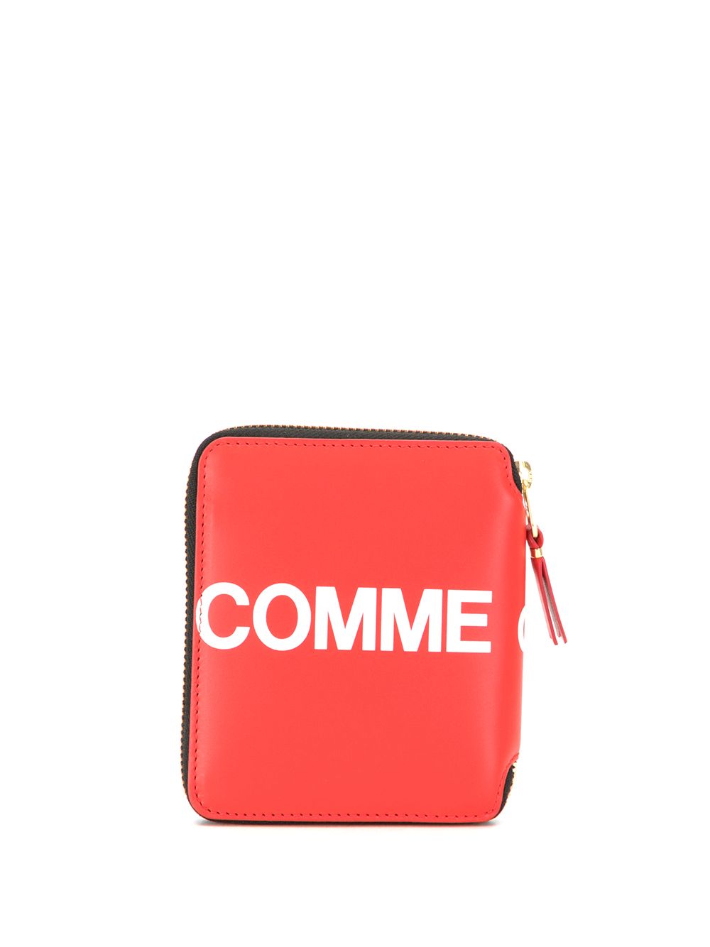 Comme Des Garçons Wallet logo拉链钱包 - 红色