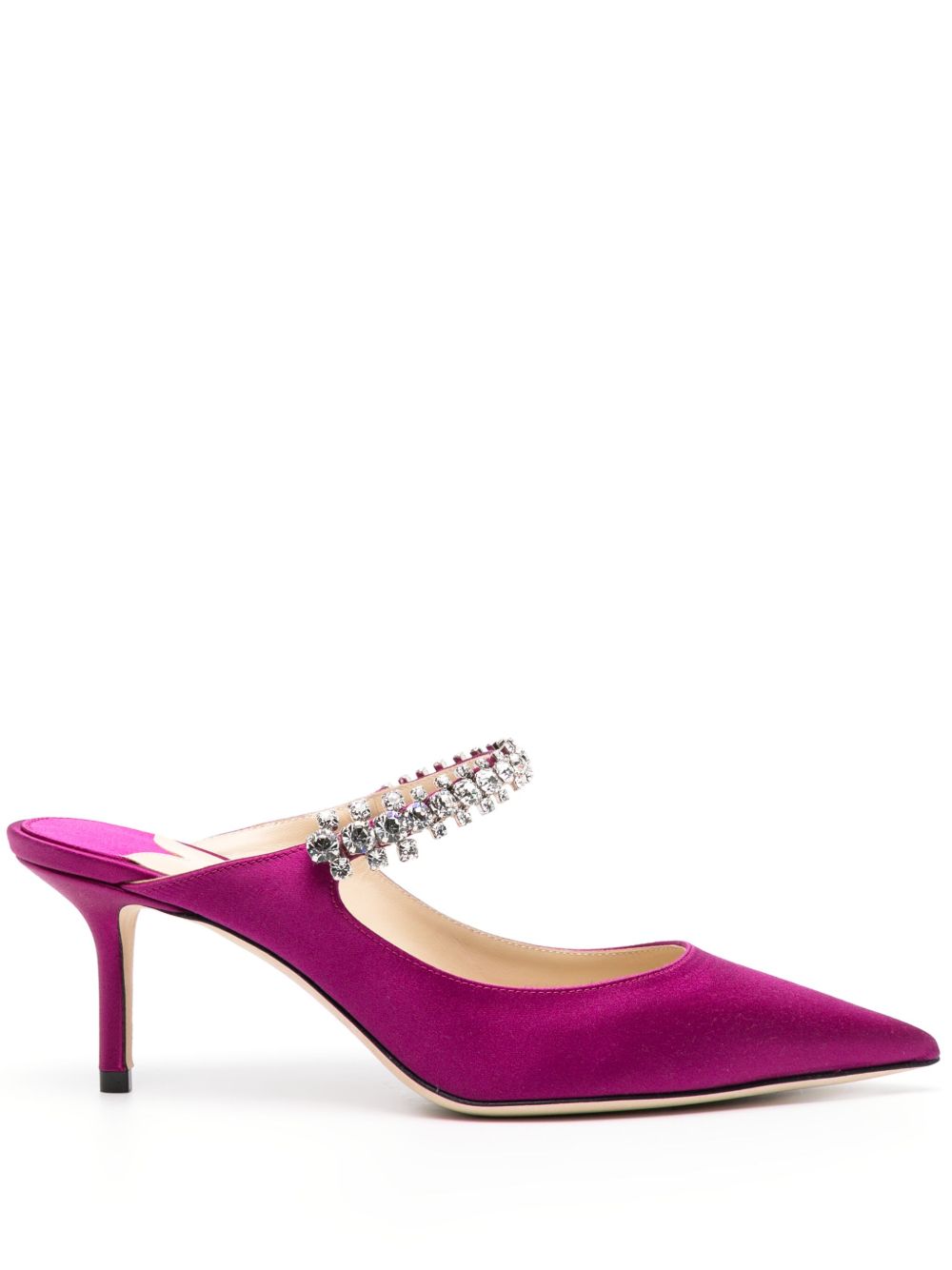 Jimmy Choo Bing 中跟穆勒鞋 - 紫色