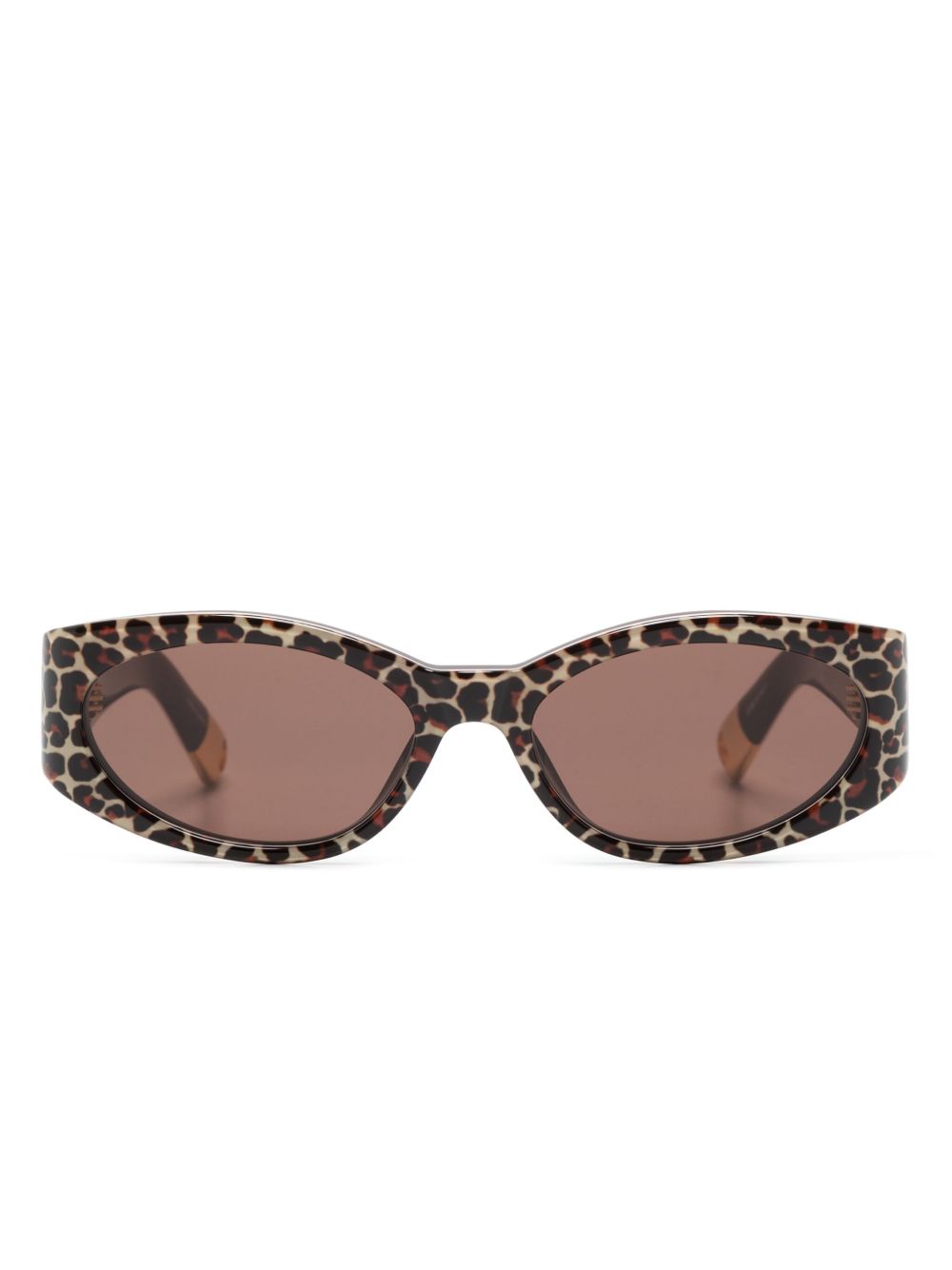 Jacquemus Les Lunettes Ovalo 太阳眼镜 - 褐色
