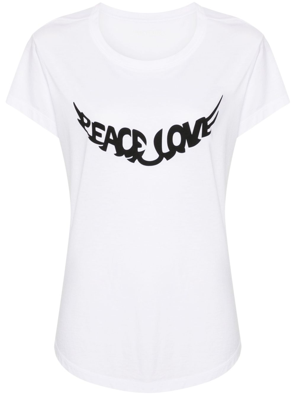 Zadig&Voltaire Walk Peace Love 印花T恤 - 白色