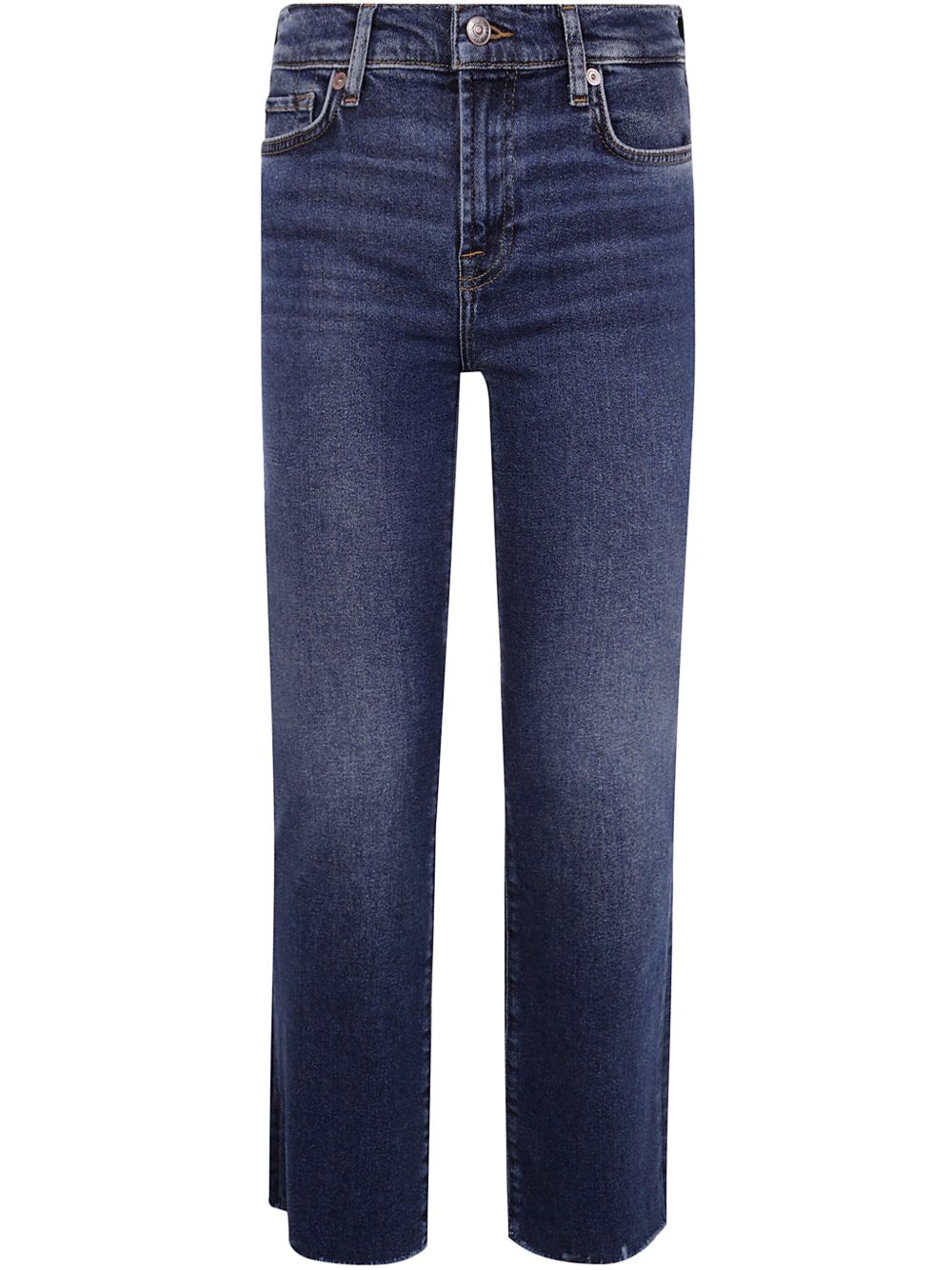 7 For All Mankind 露踝牛仔裤 - 蓝色