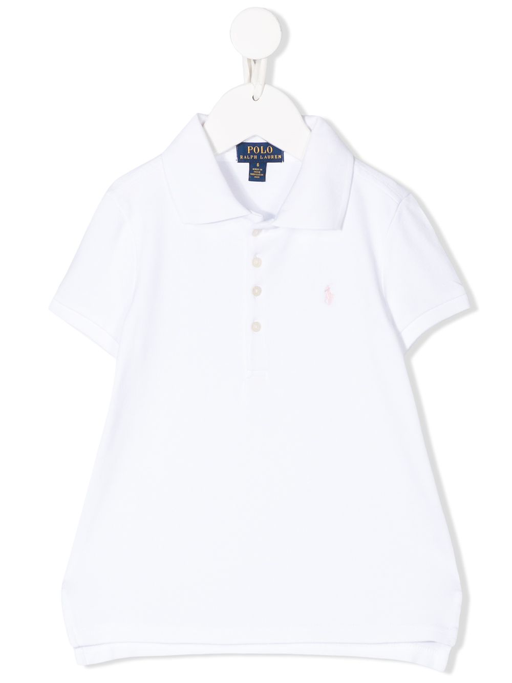 POLO RALPH LAUREN KIDS 短袖polo衫 - 白色