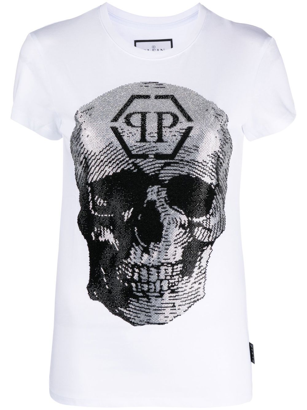 Philipp Plein Skull 印花T恤 - 白色