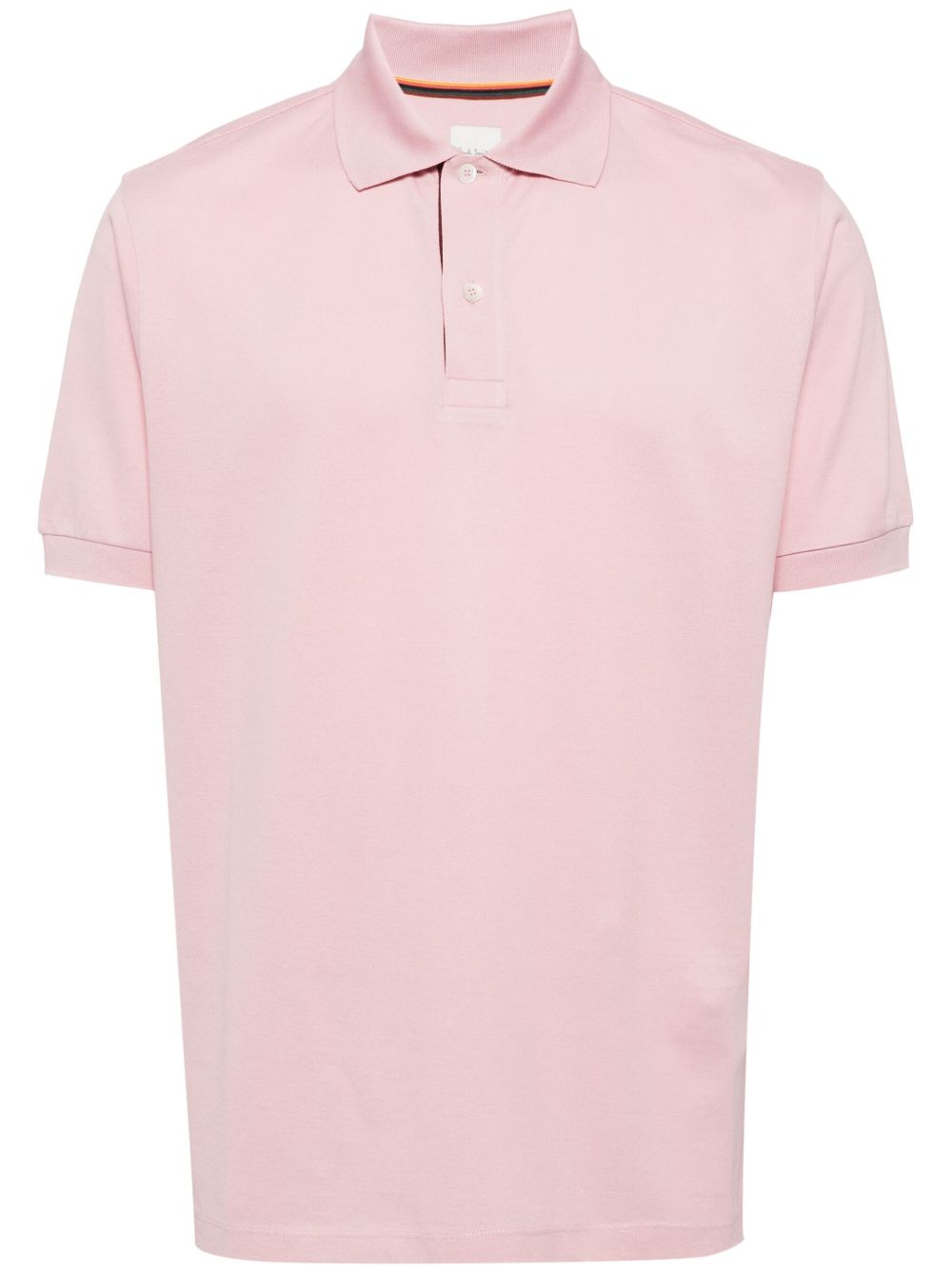 Paul Smith polo领棉polo衫 - 粉色