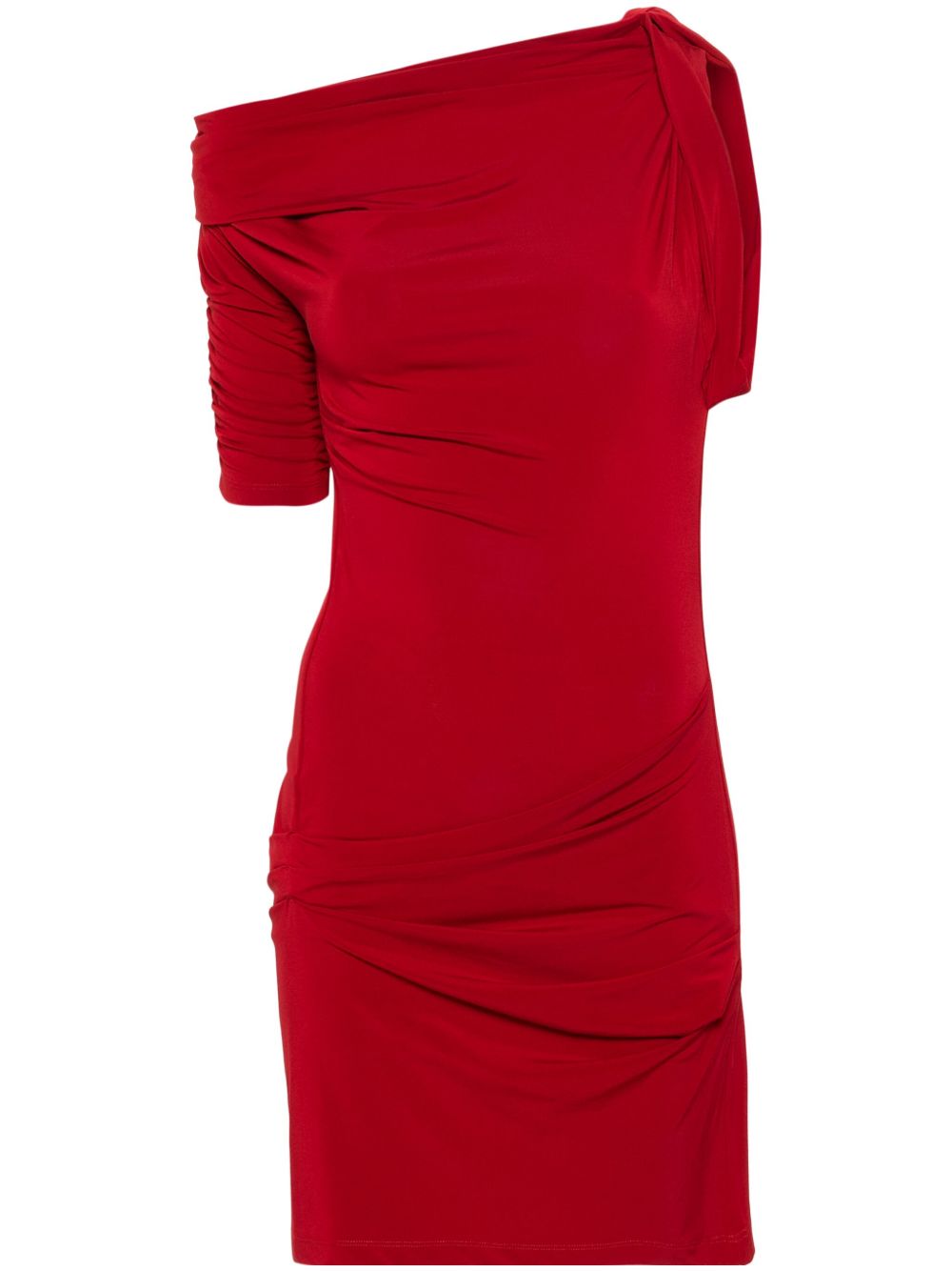Jacquemus La Mini Robe Drapeado 连衣裙 - 红色