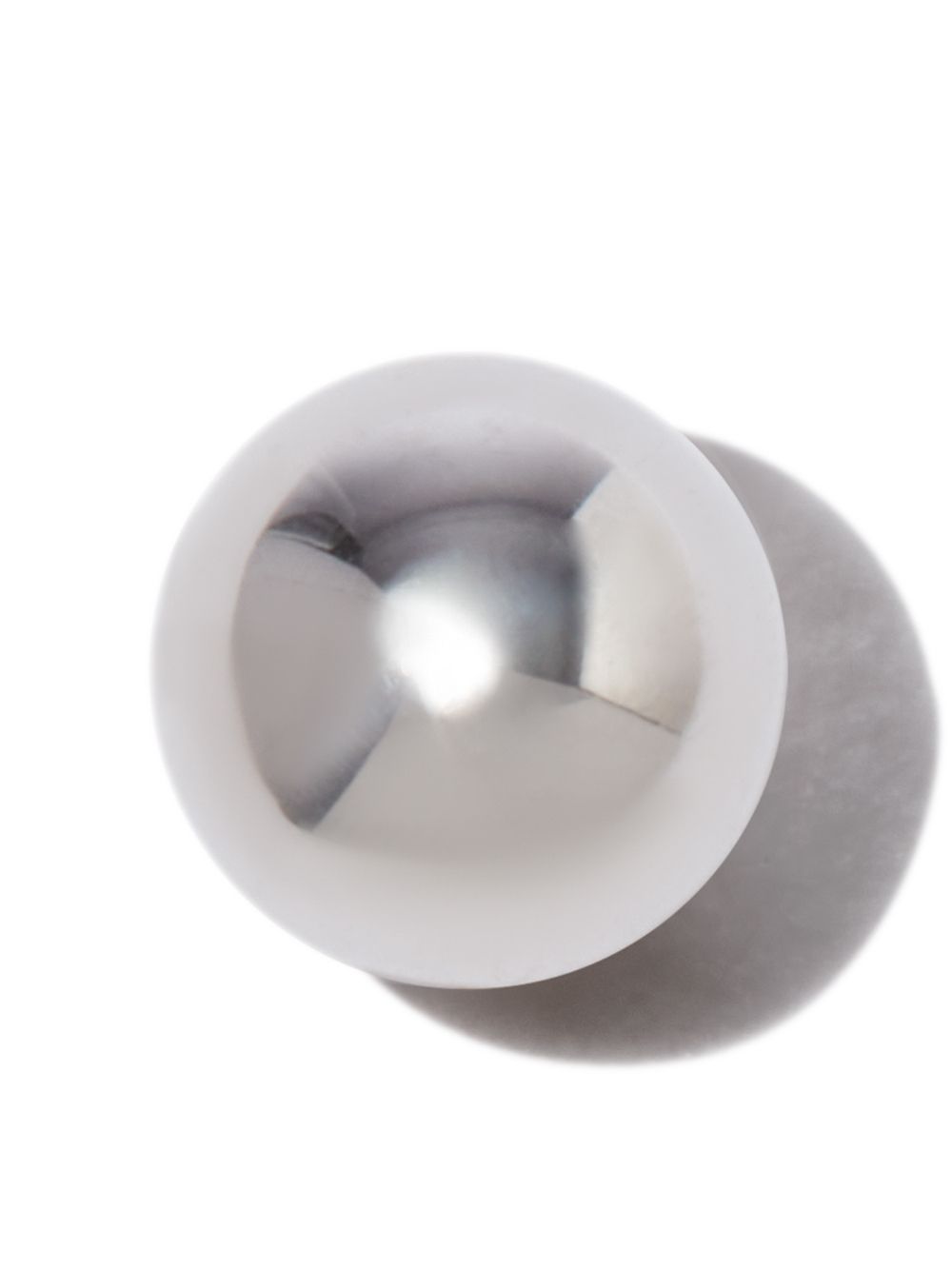MARIA TASH 18K白金 Ball 单只耳钉 - 金色