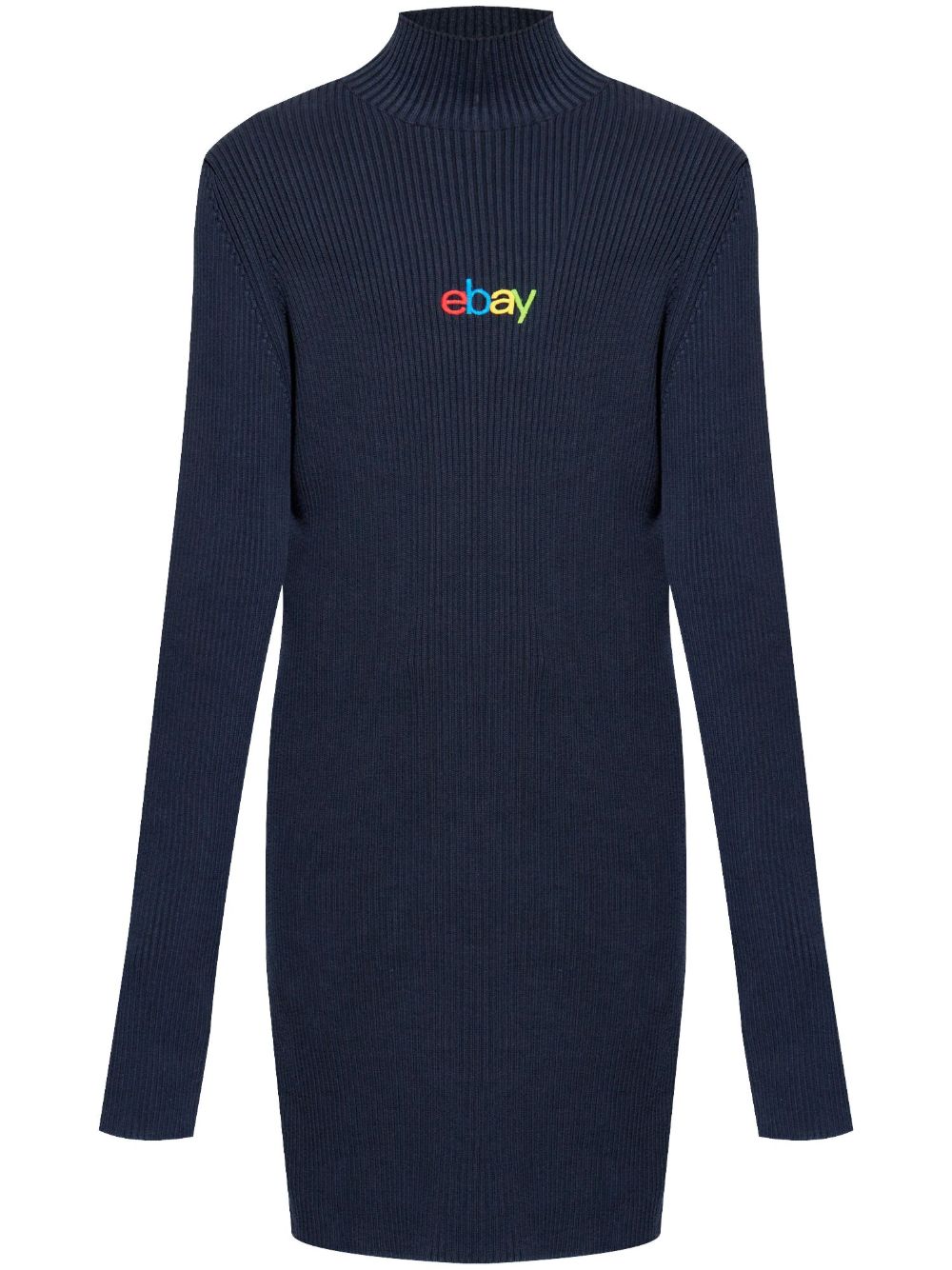 Balenciaga x eBay 刺绣毛衣 - 蓝色