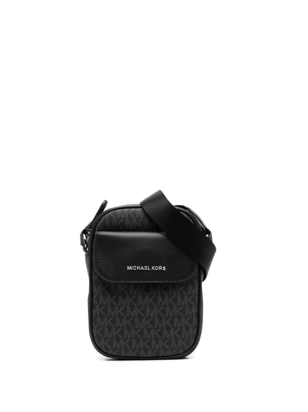 Michael Kors Hudson logo邮差包 - 黑色