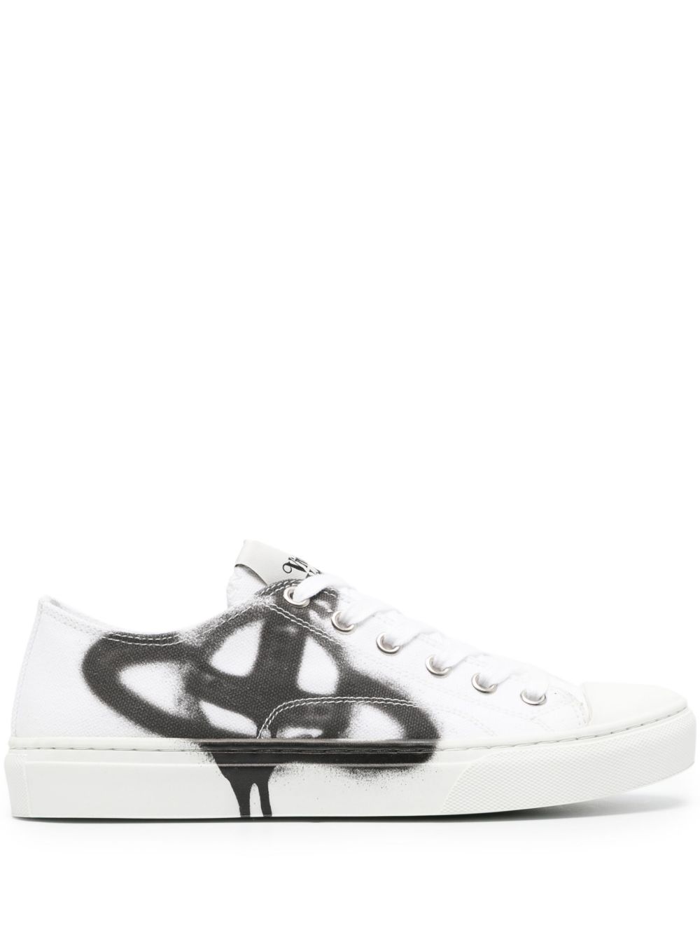 Vivienne Westwood Plimsoll 2.0 帆布运动鞋 - 白色