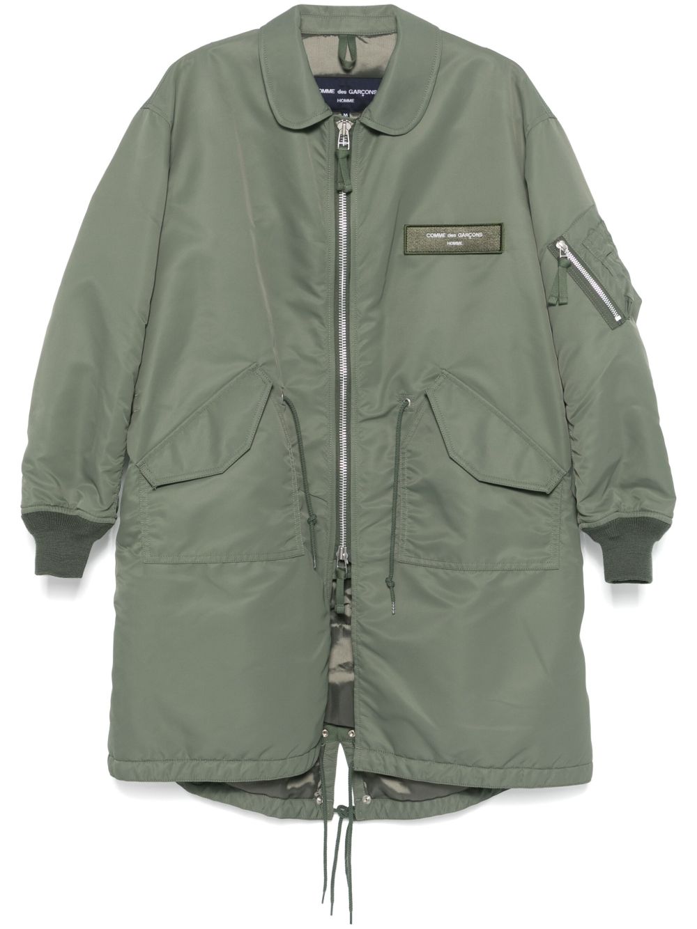 Comme des Garçons Homme 填充外套 - 绿色