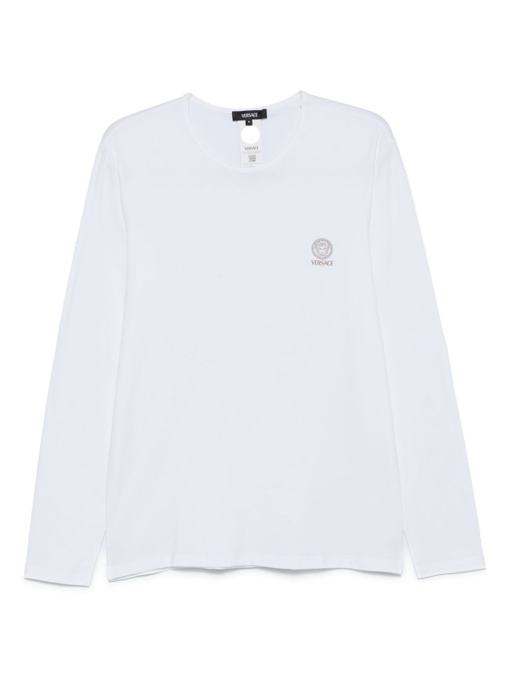 Versace logo印花T恤 - 白色