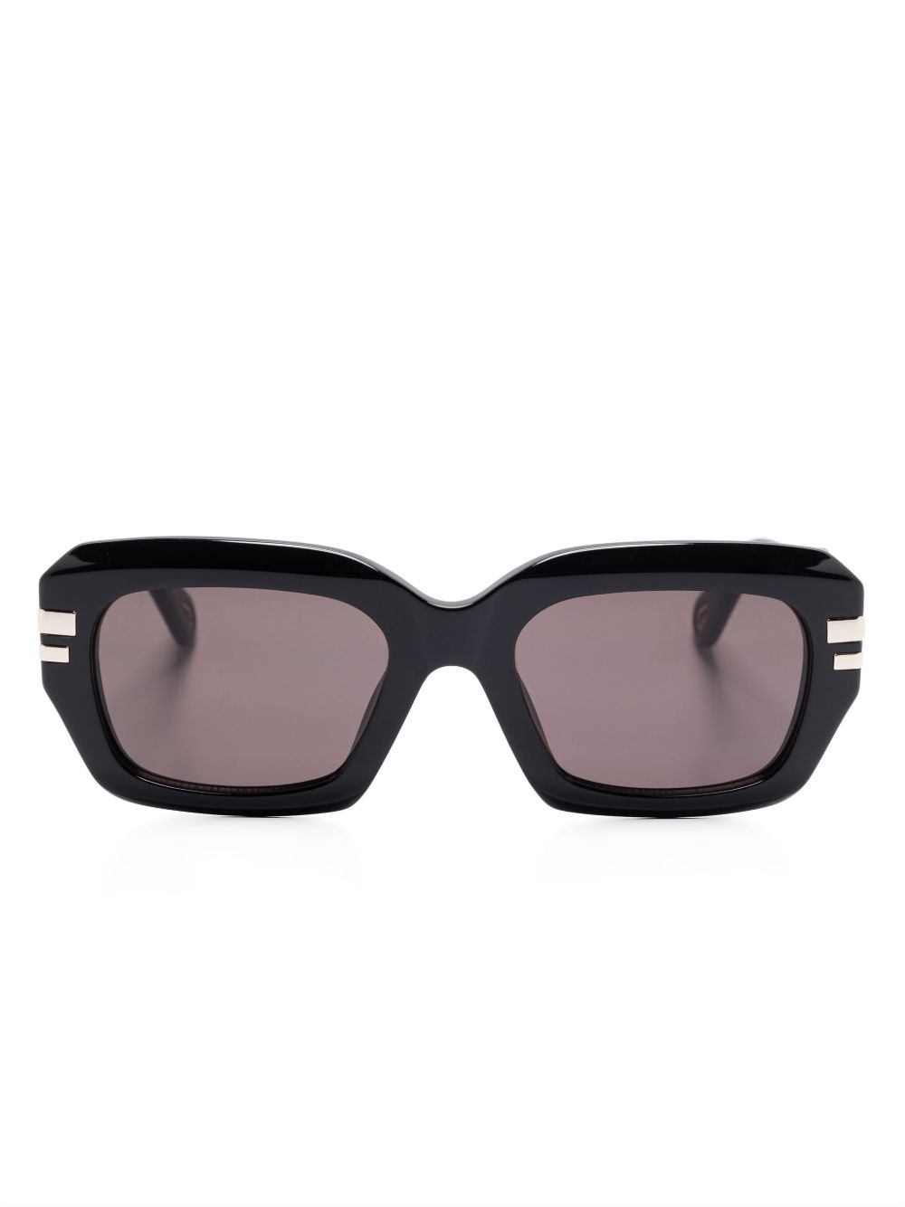 Chloé Eyewear West 太阳眼镜 - 黑色