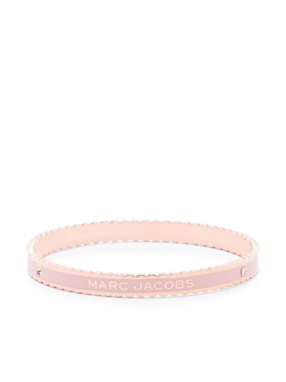 Marc Jacobs The Medallion 扇贝形边手镯 - 粉色