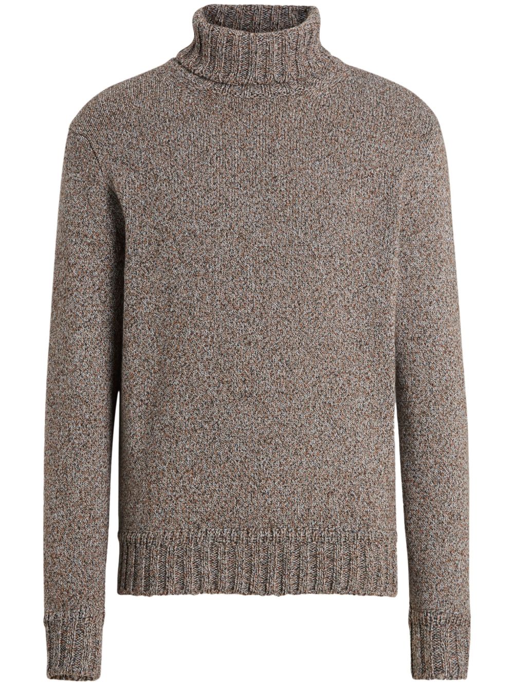 Zegna 高领毛衣 - 灰色