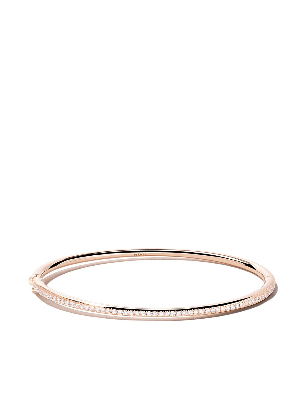 De Beers Jewellers Micropavé钻石手镯 - 粉色
