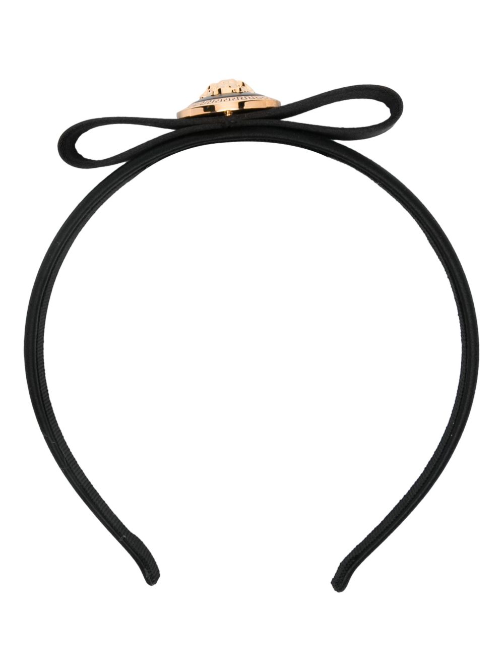 Versace Gianni Ribbon 头箍 - 黑色