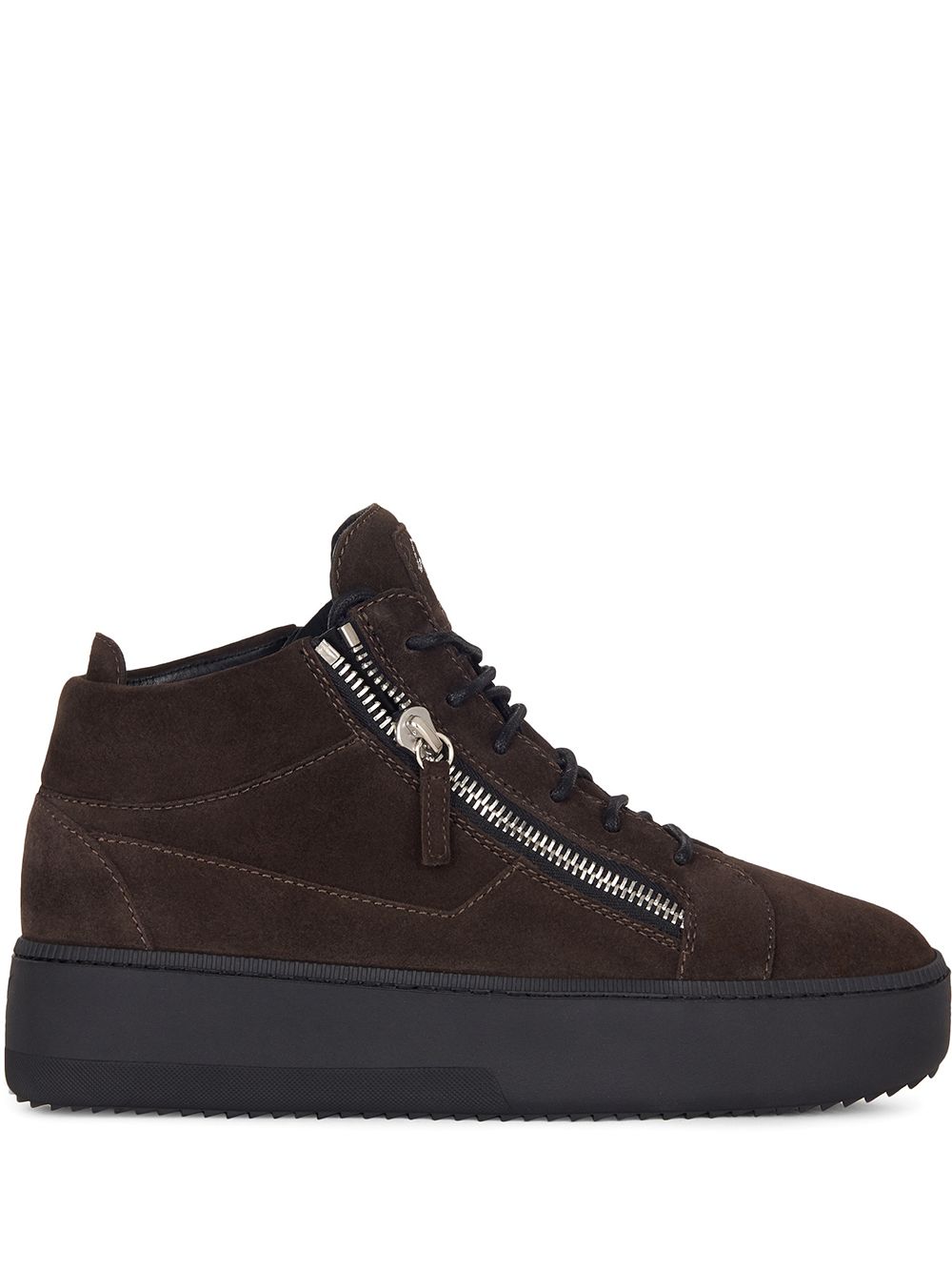 Giuseppe Zanotti Frankie 中帮板鞋 - 褐色