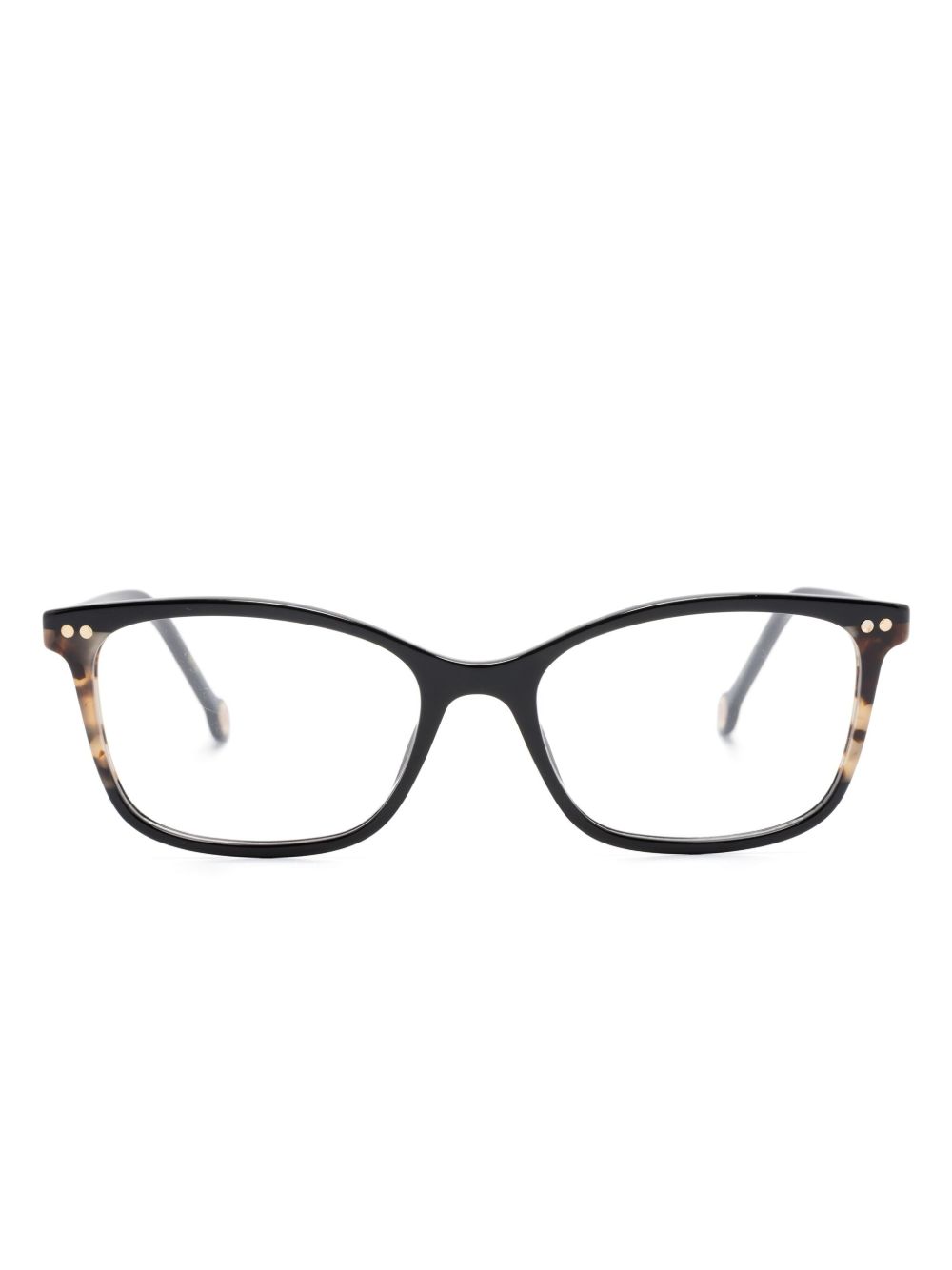 Carolina Herrera Her 0246 wayfarer镜框眼镜 - 黑色