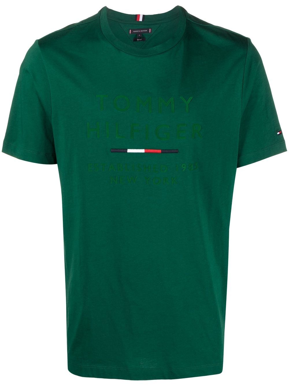 Tommy Hilfiger Stacked New York Flock T恤 - 绿色